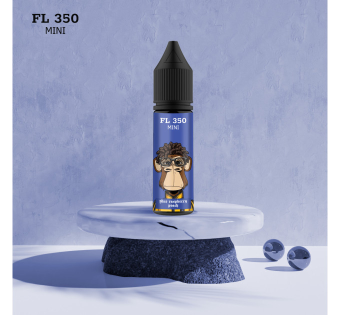 Набір для самозамішування на сольовому нікотині Flavorlab FL350 Mini 15 мл (Блакитна малина Персик, 0-50 мг) (16492)