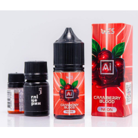 Набор для самозамеса на солевом никотине WES AI NEON 30 мл (Cranberry Blood Клюква, 0-50 мг)