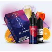 Набор для самозамеса солевой Aura HYBRID 10 мл (Aperol Delight Апероль, 0-50 мг)