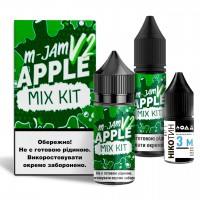 Набор для самозамеса солевой Flavorlab M-Jam V2 30 мл, 0-50 мг Apple (Яблоко)