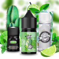 Набор для самозамеса солевой Hype New 30 мл, 0-50 мг Cactus Lime (Кактус-лайм)