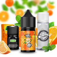 Набор для самозамеса солевой Hype New 30 мл, 0-50 мг Orange Ball (Апельсин с мятой)