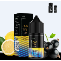 Набор для самозамеса солевой WES Platinum 30 мл (Currant Lemon лимон черная смородина 0-50 мг)