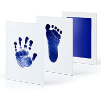 Набор для слепков детских ручек и ножек LVR 019 отпечатки без контакта с краской (Blue)