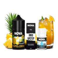 Набор компонентов для самозамеса солевой Nova 30 мл (PINEAPPLE LEMONADE Лимонад с Ананасом, 0-50 мг)