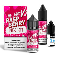 Набор компонентов для самозамеса солевой жидкости Flavorlab M-Jam V2 30 мл (Raspberry Малина, 0-65 мг)