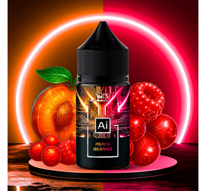 Набор компонентов для самозамеса солевой жидкости WES AI 30 мл (Peach Berries Персик Ягоды, 0-65 мг) (18148)
