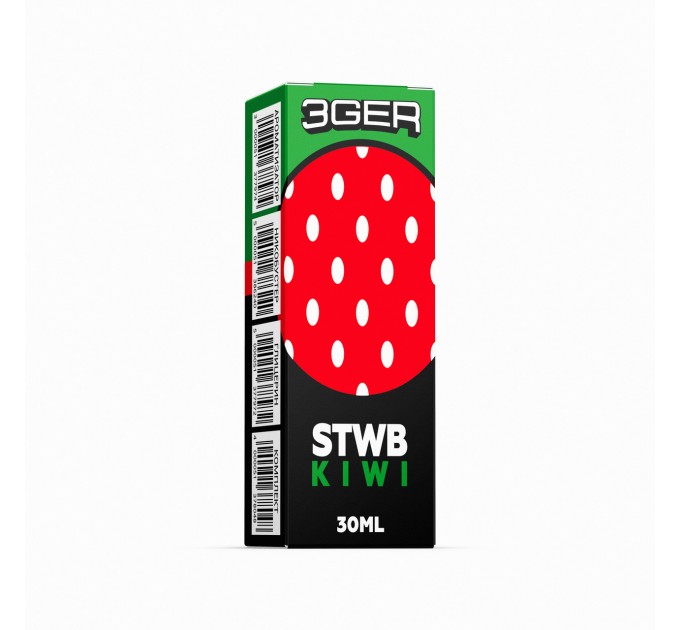 Набор компонентов заправки для самозамеса на солевом никотине 3GER 30 мл (Strawberry Kiwi, 0-50 мг) (15590)