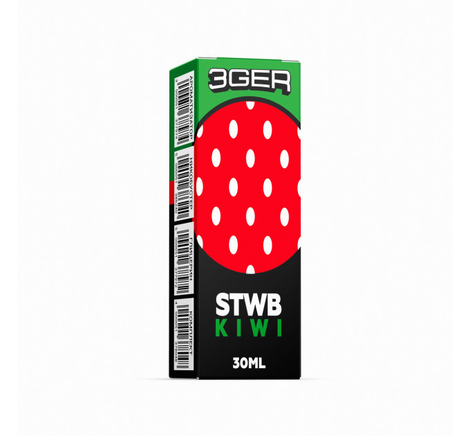 Набор компонентов заправки для самозамеса на солевом никотине 3GER 30 мл (Strawberry Kiwi, 0-50 мг) (15590)