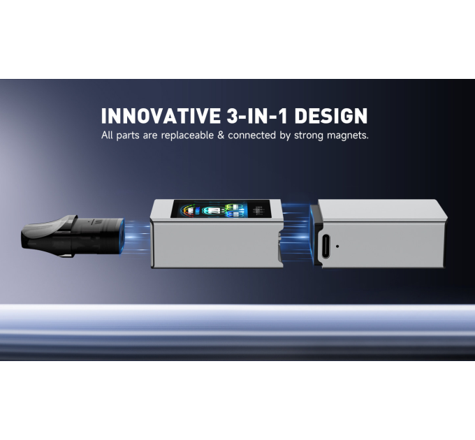 Под-система Kumiho THOTH Q Pro Pod 1300mAh 2ml электронная сигарета Original Kit (Black) (19034)