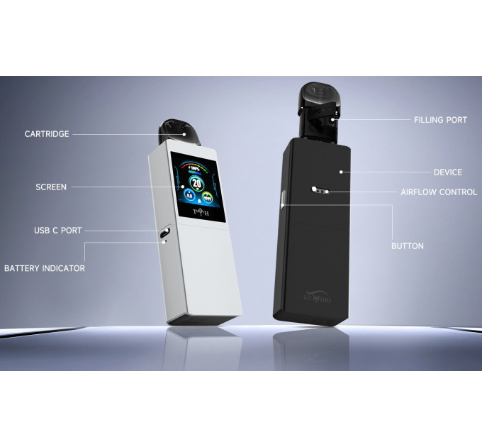 Под-система Kumiho THOTH Q Pro Pod 1300mAh 2ml электронная сигарета Original Kit (Black) (19034)