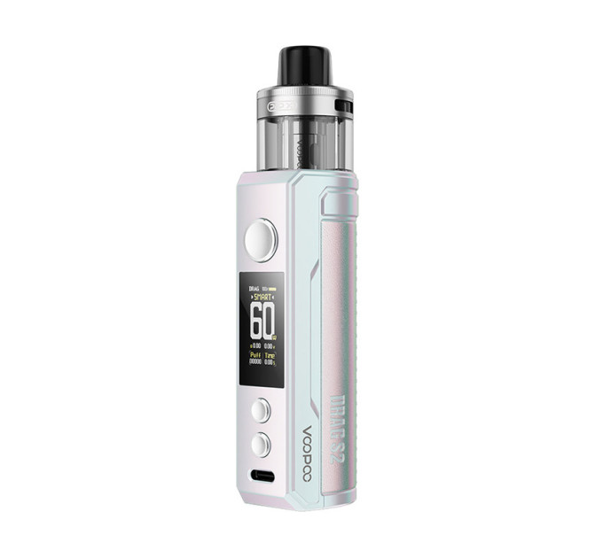 Под-система POD System VOOPOO Drag S2 60W Pod 2500mAh 5ml DTL Version Original Kit (Colorful Silver) (17714)