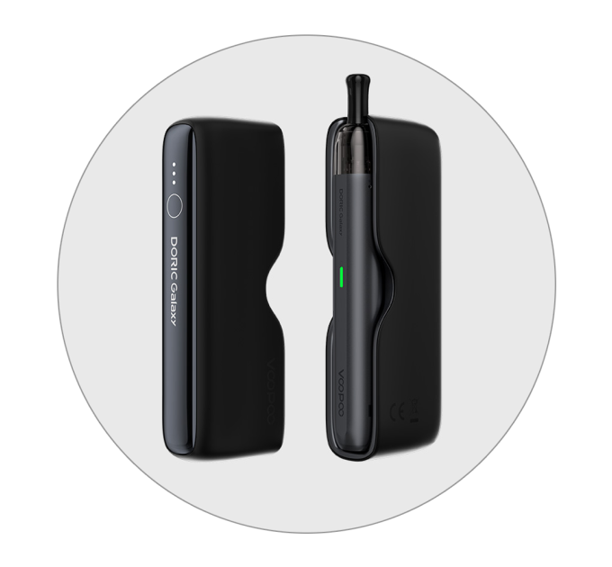 Под-система VOOPOO Doric Galaxy Pen Pod with PCC Box 500mAh+1800mAh 2ml Original Kit (Black) (16786)