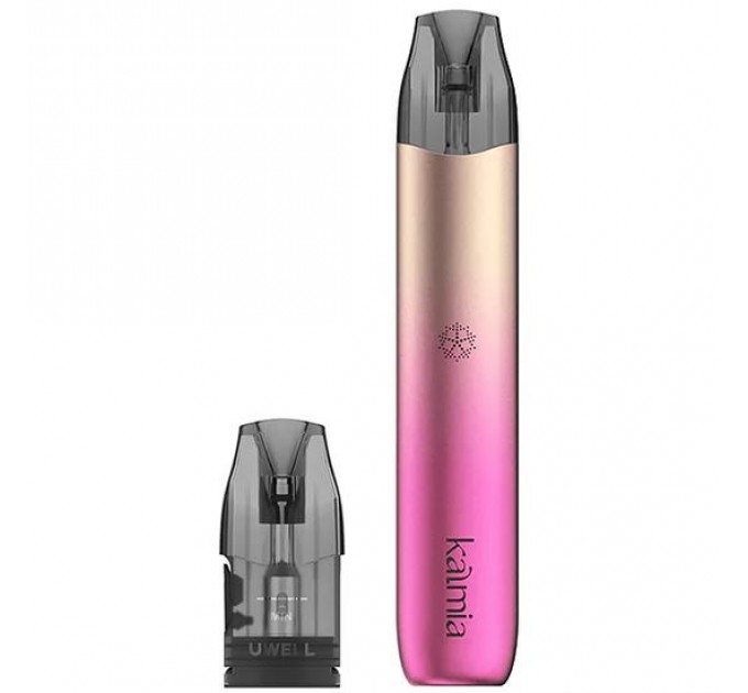 Підсистема сольова електронна сигарета Uwell Kalmia Pod 400mAh 1.6ml Original Kit (Gentle Pink)