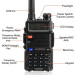 Портативная тактическая Рация + Гарнитура Baofeng UV-5R 5W двухдиапазонная VHF(136-174)/UHF(400-520 МГц) (18835)