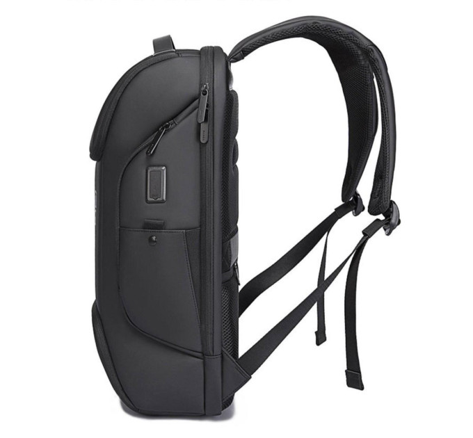 Рюкзак городской Bange BG-7267 25л ранец с отсеком для ноутбука до 15.6'' USB-разъем (Black) (19371)