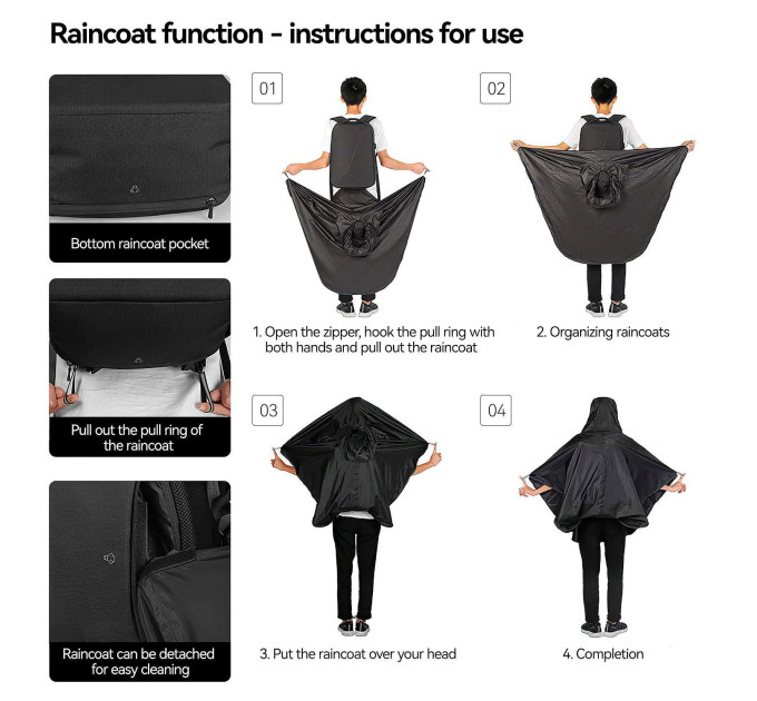 Рюкзак городской для ноутбука 15.6