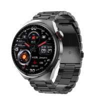 Смарт-часы LEMFO LF38-Y13 Original стальной ремешок (Black)