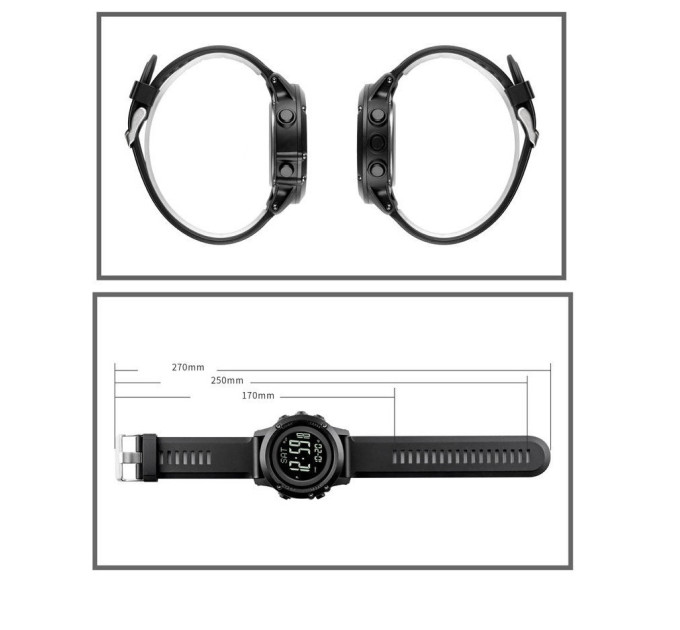 Смарт-часы Skmei 1793 Original (Black, 1793BK) (17170)
