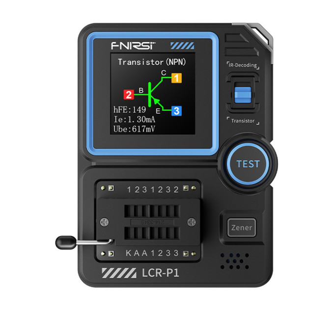 Тестер электронных компонентов Fnirsi LCR-P1 многофункциональный тестер транзисторов (19167)