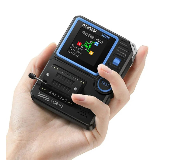 Тестер электронных компонентов Fnirsi LCR-P1 многофункциональный тестер транзисторов (19167)