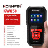 Универсальный автосканер Konnwei KW850 Профессиональный диагностический сканер автомобильный ОБД2, EOBD TFT печать ПК 2.8