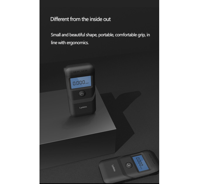 Высокоточный Алкотестер цифровой Lydsto Youpin HD-JJCSY02 (Black) (18572)
