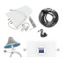 GSM усилитель Lintratek KW20C-GDW 900-1800-2100MHZ Репитер мобильной связи и интернета 4G LTE, Полный комплект (19268)
