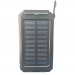 Power Bank Solar 20000mAh повербанк с солнечной панелью и фонариком (Black)