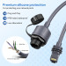 Адаптер переходник EDUP EP-SK0085 для Starlink Gen 3 SPX на RJ45 водонепроницаемый (19213)
