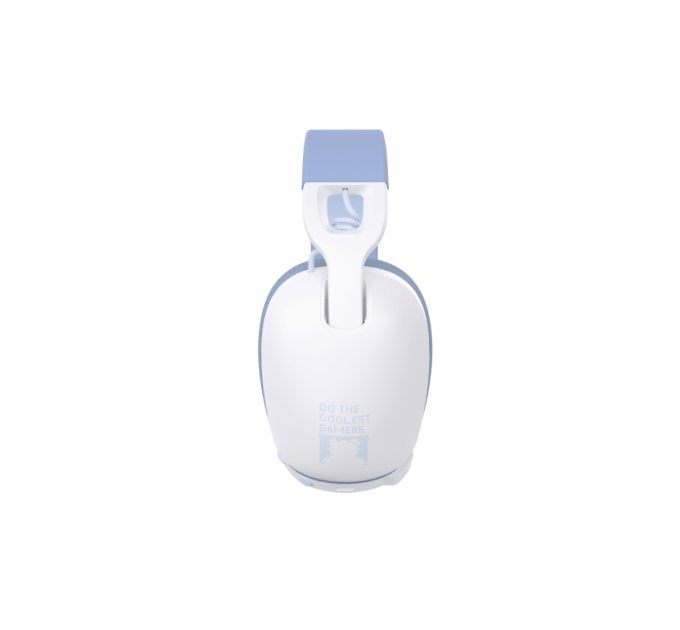 Беспроводные игровые наушники Onikuma B2 Bluetooth гарнитура для геймеров с микрофоном (White Blue) (19115)