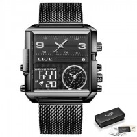 Часы Lige Maxi LG8925 Original (Black)