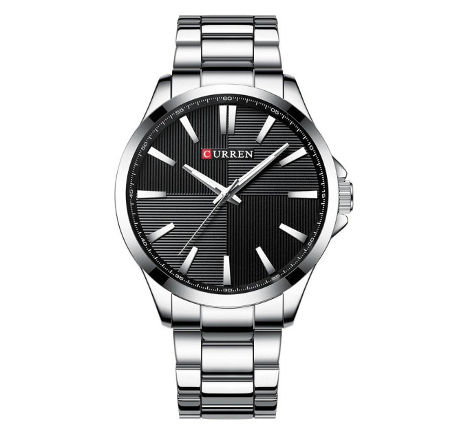 Часы наручные Curren 8322 (Silver Black) (18689)