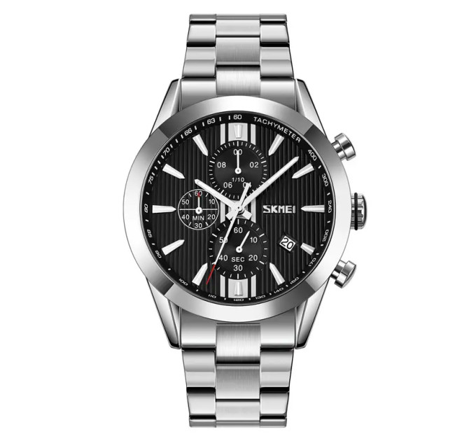 Часы наручные Skmei 9302 (Silver Black, 9302BK) (18375)