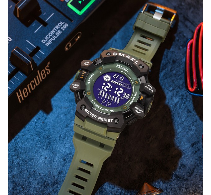 Часы наручные Smael 8050 Original (Army Green) (15199)