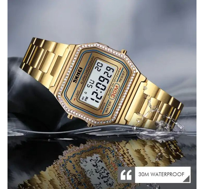 Часы наручные женские Skmei 1474 Original (Gold, 1474GD) (17136)