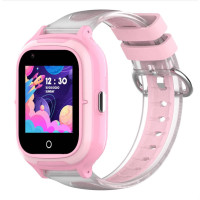 Детские умные смарт-часы Wonlex KT23  с камерой WI-FI GPS SIM-карта видеозвонок Original (Pink)