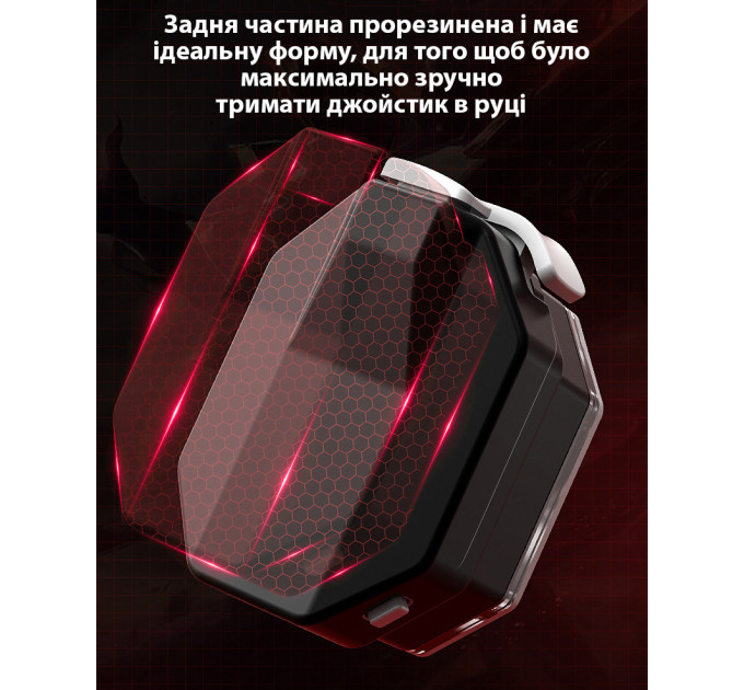 Джойстик для телефона Memo MB02 Original игровой контроллер триггер (Black White) (18533)