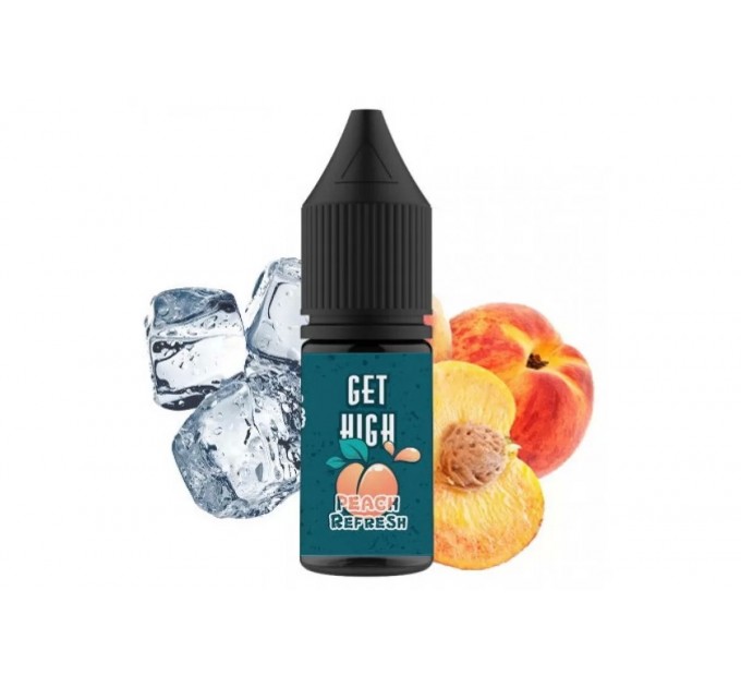 Жидкость для POD систем Black Triangle Get High Salt Peach Refresh 10 мл 30 мг (Холодный персик)