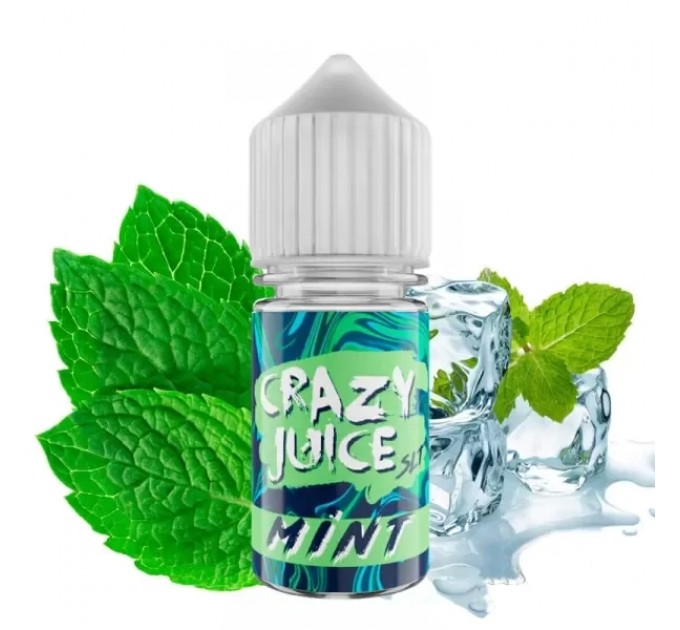Рідина для POD систем Crazy Juice Mint 30 мл 30 мг (Жуйка Orbit Солодка М'ята)