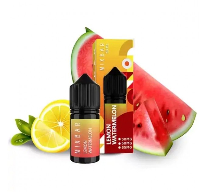 Рідина для систем POD Mix Bar Lemon Watermelon 30 мл 65 мг (Лимон кавун)