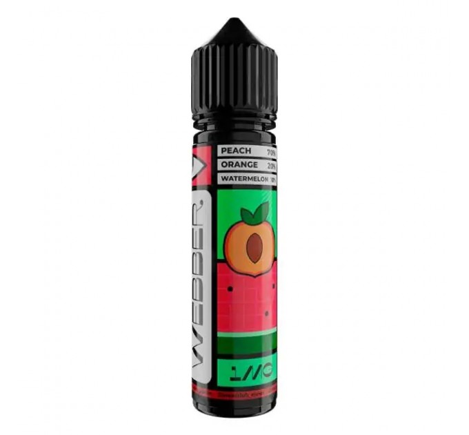 Жидкость для электронных сигарет WEBBER Orange Peach 60 мл 1.5 мг (Апельсин, персик, арбуз)