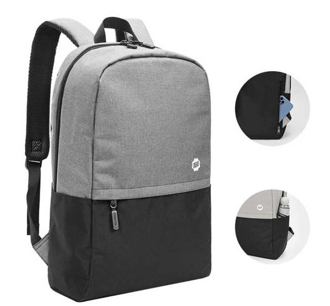 Городской рюкзак Tigernu T-B9325 18л 15.6'' (Gray) (17184)