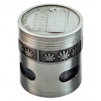 Гриндер для измельчения табака D&K Гранаты DK-5081-X4 (Silver 2)