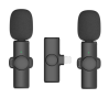 Микрофон беспроводной петличный K9 Type-C 2шт (Black) (17967)