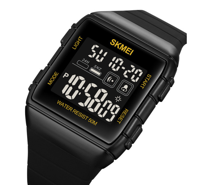 Мужские наручные часы Skmei 1960 Original спортивные классические (Black Black, 1960BKBK) (19149)