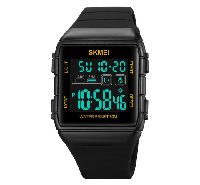 Мужские наручные часы Skmei 1960 Original спортивные классические (Black Black, 1960BKBK) (19149)