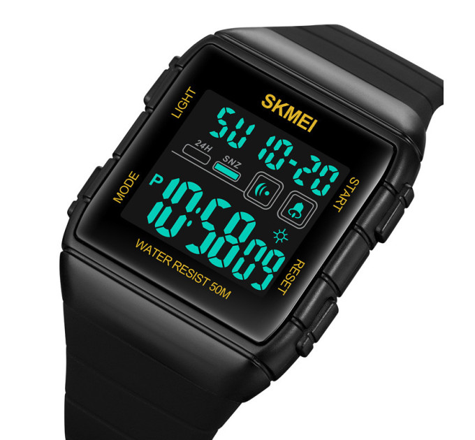 Мужские наручные часы Skmei 1960 Original спортивные классические (Black Black, 1960BKBK) (19149)