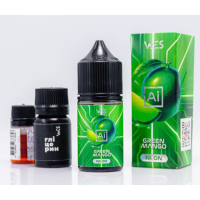 Набор для самозамеса на солевом никотине WES AI NEON 30 мл (Green Mango Спелое зеленое манго, 0-50 мг)