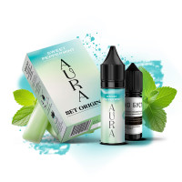 Набор для самозамеса солевой Aura 30 мл (Sweet Peppermint Перечная Мята, 0-50 мг)